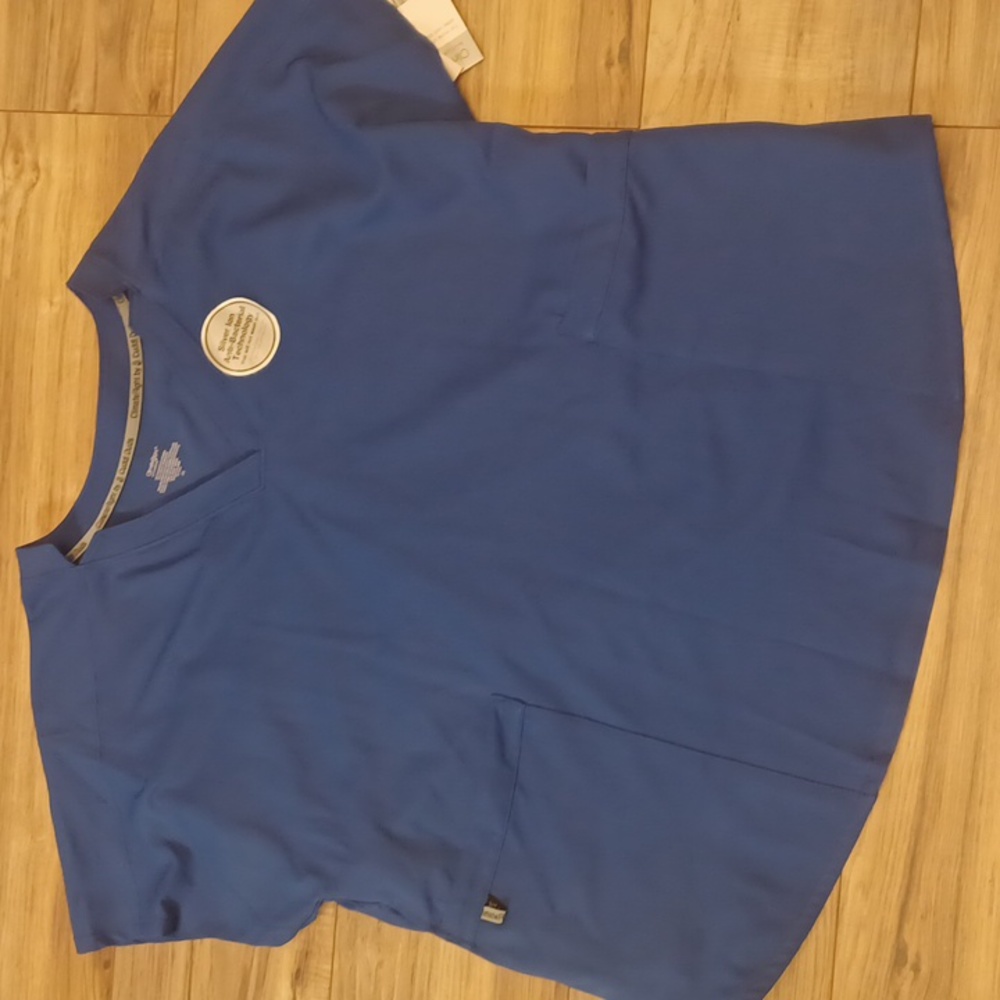 Blue Scrub Top